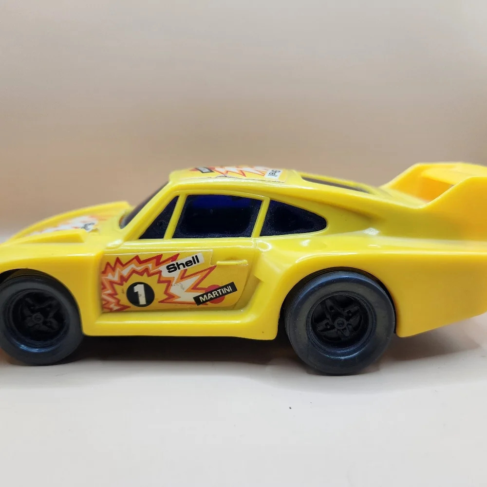 Vtg Blue Box 1985 Porsche 939 Battery Operated Car Plastic - Picture 2 of 9